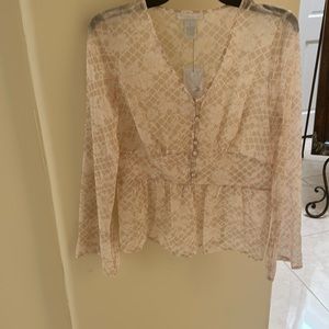 Cute blouse see thru